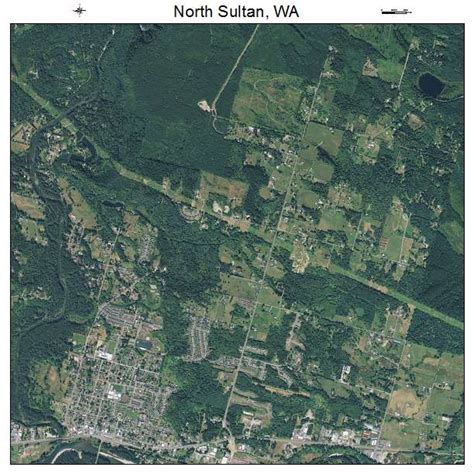 Aerial Photography Map of North Sultan, WA Washington