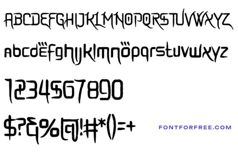 Jujutsu Kaisen Font - Download Free Fonts