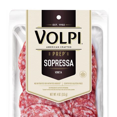 Sopressa | Spicy Savory And Rich | Coarse Ground Salame | Volpi Foods