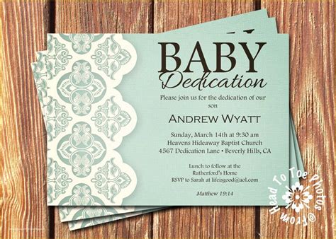 Baby Dedication Invitations Free Template Of Baby Dedication Invitation Templates ...