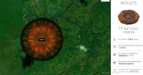 Simulate Asteroid Impact Anywhere on Earth - Asteroid Day