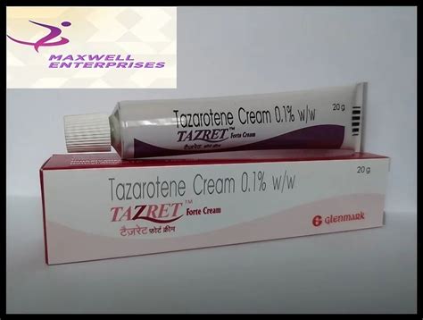 Tazret Night Tazarotene Cream 0.1, For Personal, Packaging Size: Tube ...