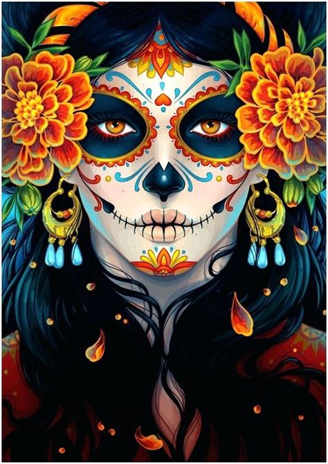 Skull Source - Catrinas Dia De Muertos (#1924748) - HD Wallpaper & Backgrounds Download