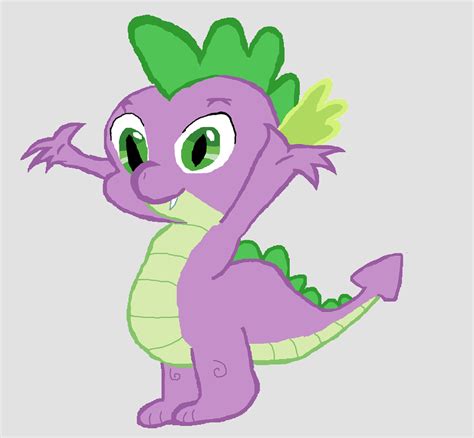 Spike the dragon [Paint drawing] by SpikeroTheDragon on DeviantArt