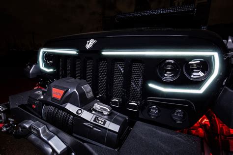 The Best Custom Jeep Grill: The Pro-Series Vector™ Grill for Wrangler – ORACLE Lighting