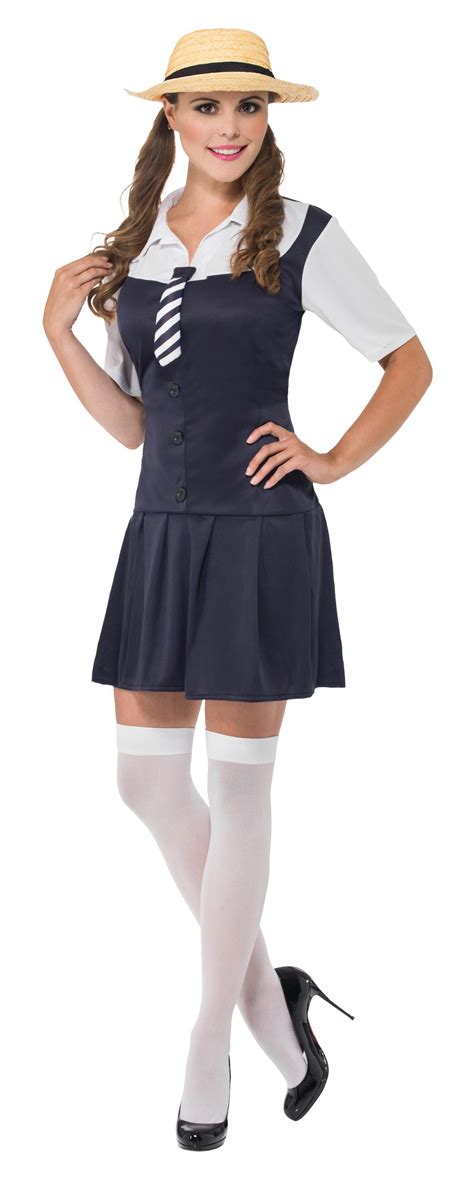 School Girl Costume Dark Blue