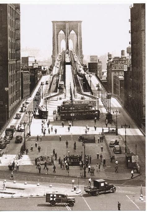 Brooklyn Bridge, 1940s : r/newyorkcity