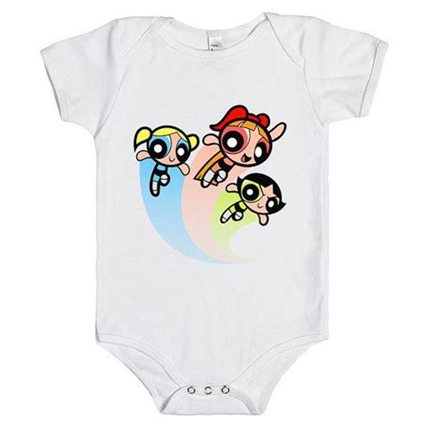 PowerPuff Girls Onesie, PowerPuff Girls Bodysuit, Baby Onesies cute ,Gift baby onesies | Girl ...