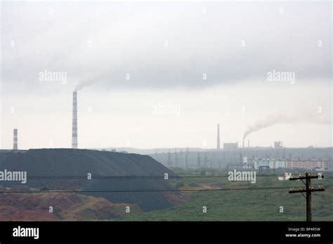 factory coal mine vorkuta russian arctic Stock Photo - Alamy