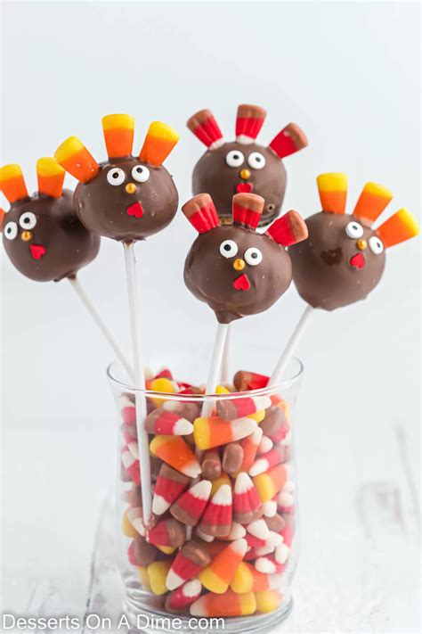 Thanksgiving Cake Pops - Turkey Cake Pops