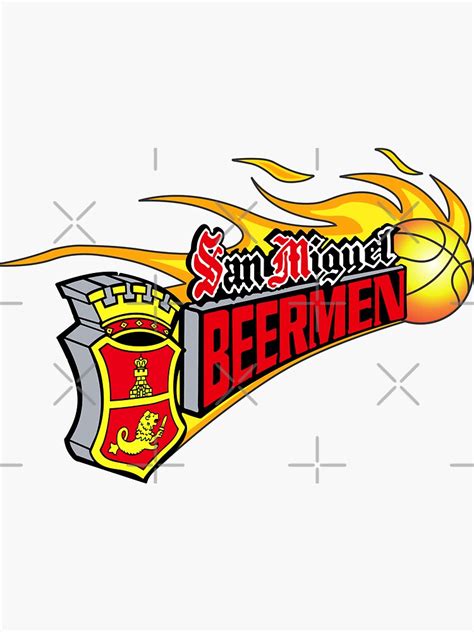 "San Miguel Beermen" Sticker for Sale by mjpo21 | Redbubble