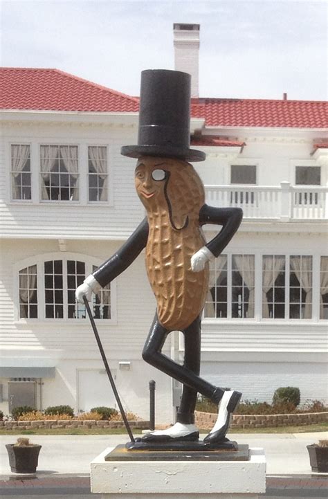 Preservation Virginia's Blog: Mr. Peanut Shines in Suffolk!