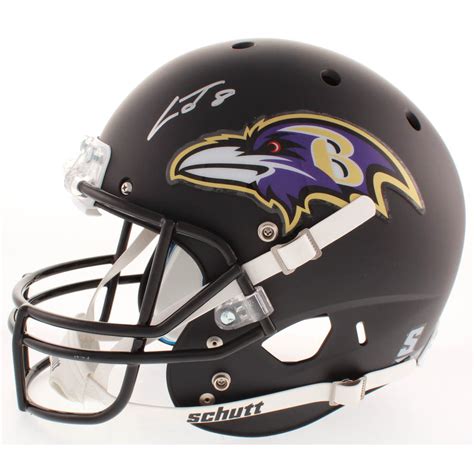 Lamar Jackson Signed Baltimore Ravens Full-Size Matte Black Helmet (JSA COA) | Pristine Auction