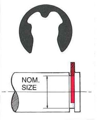 Hardware - Circlips - E Type Circlip - Classic Fasteners