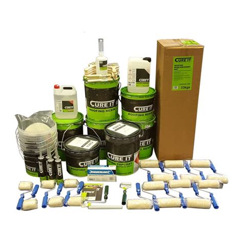 Cure It Fibreglass Roofing Kit With Tools - 50m2 | Roofing Superstore®