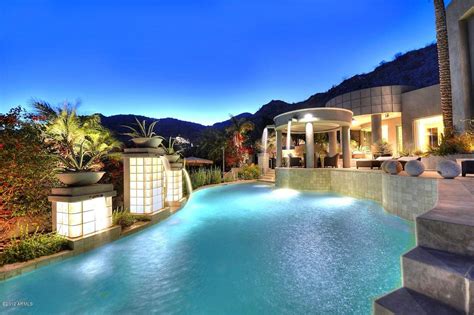 Beautiful Swimming Pool in this Lavish Home! | Modern style house plans, Pool houses, Beautiful ...