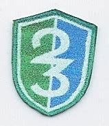 1:6 scale South Korean 23rd Inf Div SSI Patch: Full Color | ONE SIXTH SCALE KING!