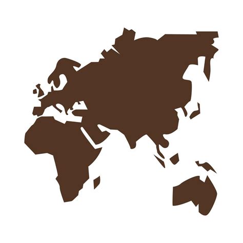 africa, europe, and asia silhouette geography icon 2002249 Vector Art at Vecteezy