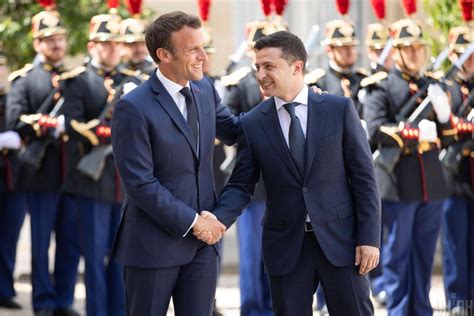 Zelensky, Macron discuss preparations for Normandy Four summit | UNIAN