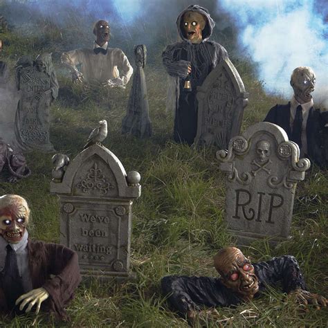 Zombie Halloween Graveyard Decoration | Zombie halloween decorations ...