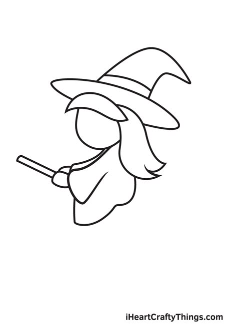 Witch Drawing - How To Draw A Witch Step By Step (2023)