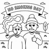 No Smoking Coloring Pages sketch template