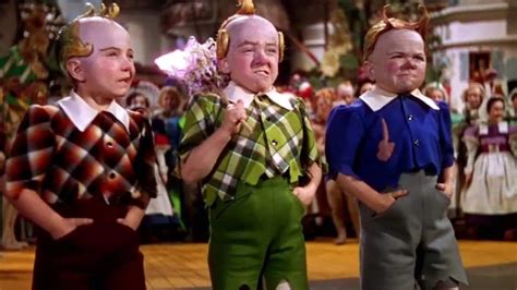 Jakob Gerlich, Jerry Maren, and Harry Doll as the Lollipop Guild in the ...