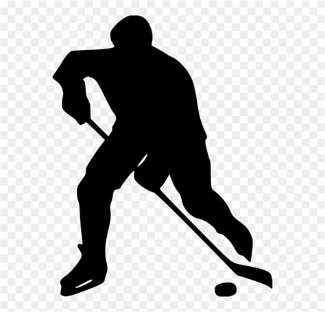 Hockey-player File Size - Hockey Player Silhouette Clip Art, HD Png ...