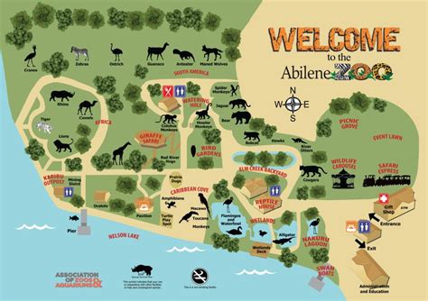 Zoo Map | Abilene Zoo in 2022 | Abilene zoo, Zoo map, Zoo