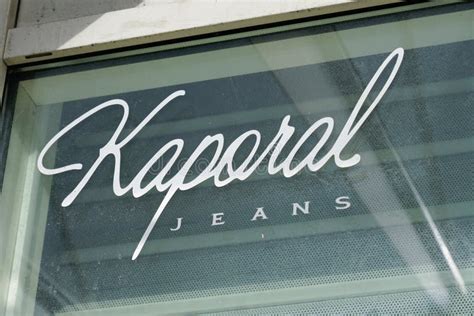 Kaporal Jeans Logo Brand and Text Sign on Facade Store Wall Shop Editorial Photo - Image of ...