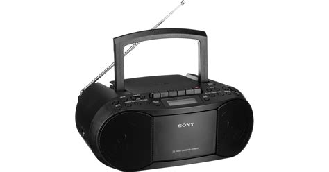 Sony CFD-S70 Portable CD/Cassette Boombox CFDS70BLK B&H Photo