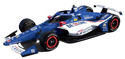 1:64 Scale Diecast 2023 IndyCar - American Legion Flag & Emblem