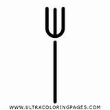 Silverware Coloring Page  Free silverware For Kids sketch template