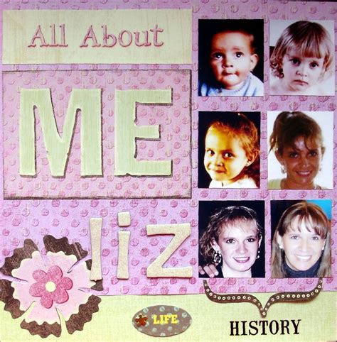 All about me - Scrapbook.com | Baby layouts, All about me!, All about me book