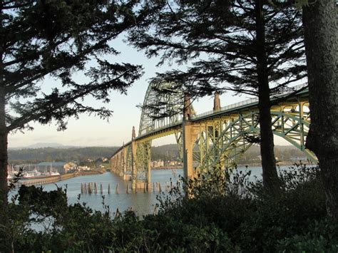 The Historic Yaquina Bay Bridge Is A Masterpiece Along The Oregon Coast