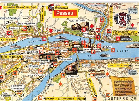 B99041 passau germany maps cartes geographiques | Other / Unsorted, Postcard / HipPostcard