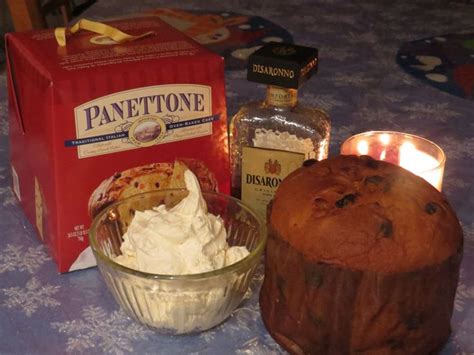 Toasted Panettone with Amaretto-Mascarpone Whipped Cream