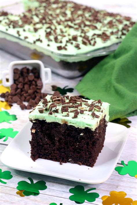 Andes Mint Chocolate Poke Cake Recipe - Sweet Pea's Kitchen