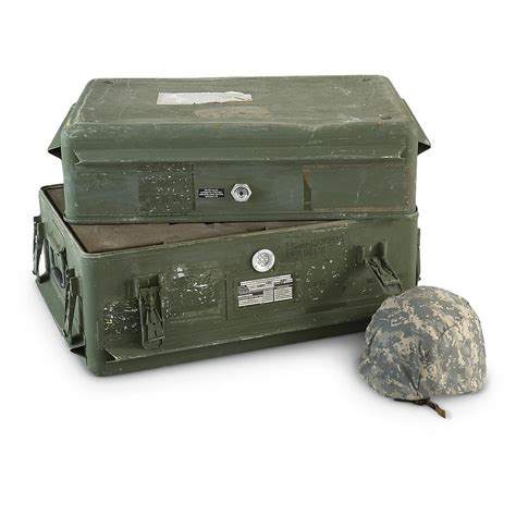 U.S. Military Surplus Aluminum Container, Used - 209402, Storage Containers at Sportsman's Guide