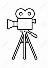 Movie Camera Coloring Pages sketch template