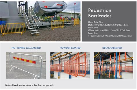 Color coated Color coated Crowd Control Barriers Pedestrian Barricades