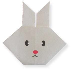 Origami Rabbit face