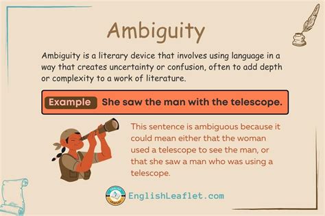 Ambiguity Literary Device: 4 Types are Semantic, Syntactic, Lexical and Narrative Ambiguity ...