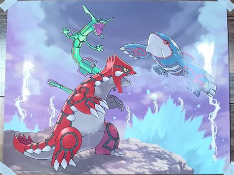 Pokemon Groudon And Kyogre Card