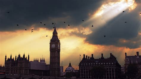 🔥 Download London Big Ben Sunset Shadow Sky Wallpaper Background 4k Ultra HD by @tabitham ...