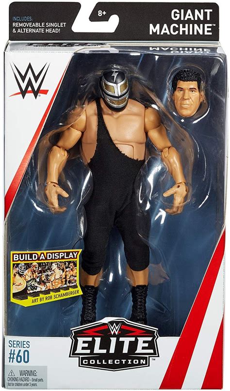 WWE Wrestling Elite Collection Series 60 Giant Machine 7 Action Figure Removeable Singlet ...