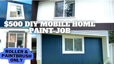 for $500 in 2025 DIY Guide: How To Paint Your 1976 Mobile Home Exterior ...