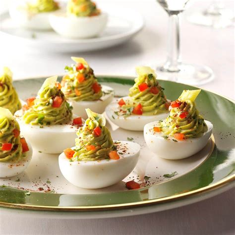 Pickled Pepperoncini Deviled Eggs Recipe | Taste of Home