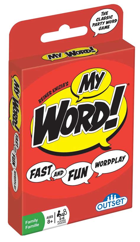 My Word! Card Game, Outset Media | Puzzle Warehouse