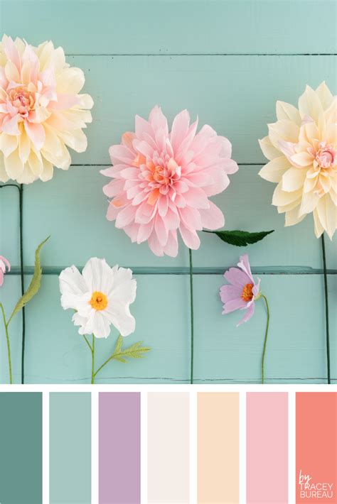 34 Floral Color Palettes to Inspire You in 2020 | Color schemes colour palettes, Floral color, Color